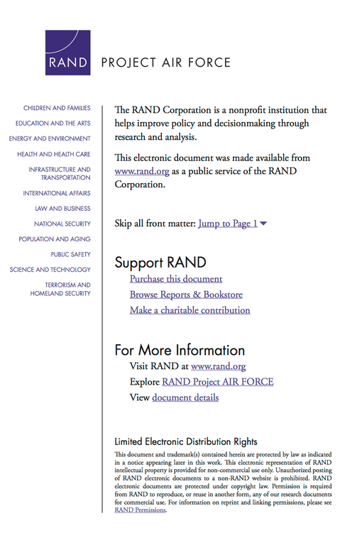 2011 RAND_MG1091, Global Demographic  Change and Its  Implicatio