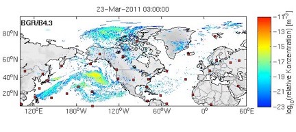 FIG. 29-Northern Hemisphere Hot Particle Contamination 