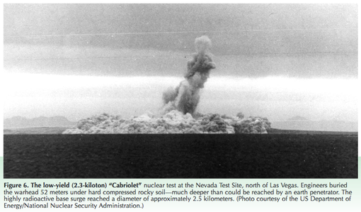 Image #13 Cabriolet 2.5kt test- The low-yield (2.3-kiloton) “Cabriolet" nuclear test