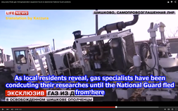 page 9 Pic 3. Shale gas mining/exploration equipment found at abandoned National Guard poistions