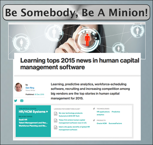 Pic 1. 20151218 Be Somebody, Be A Minion!