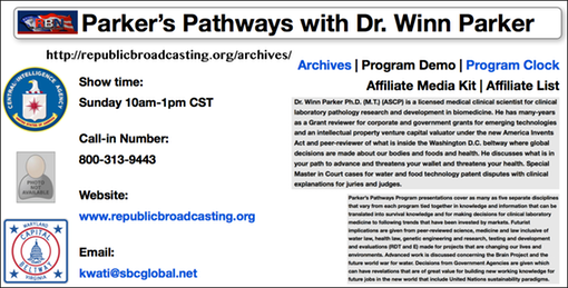 Pic 1.2 20070203 LKM Interview, Parker’s Pathways with Dr. Winn Parker