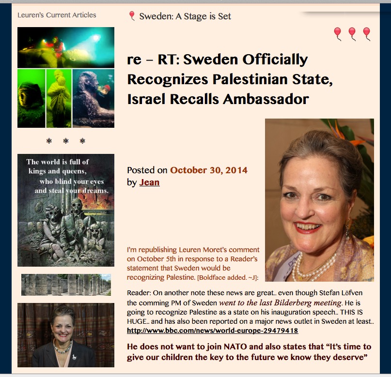 PRESS PLATE- Sweeden, a Stage is Set