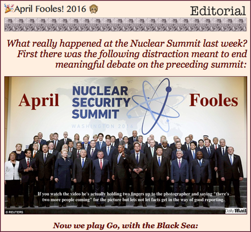 TITLE- April Fooles! 2016 (editorial)