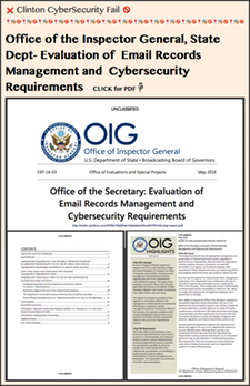 TITLE- Clinton CyberSecurity Fail