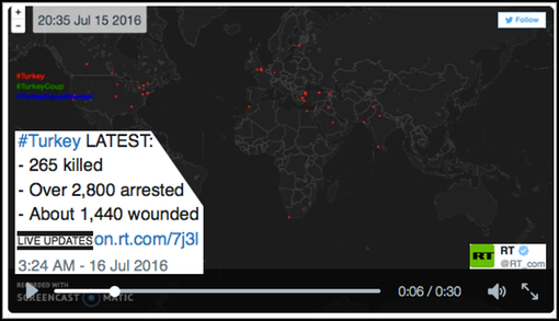 Tweet 1. Turkish Coup Attempt 